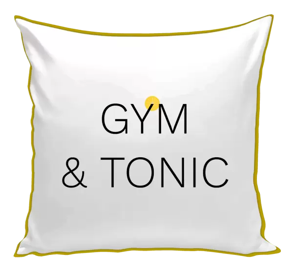 Polštář Gym & Tonic