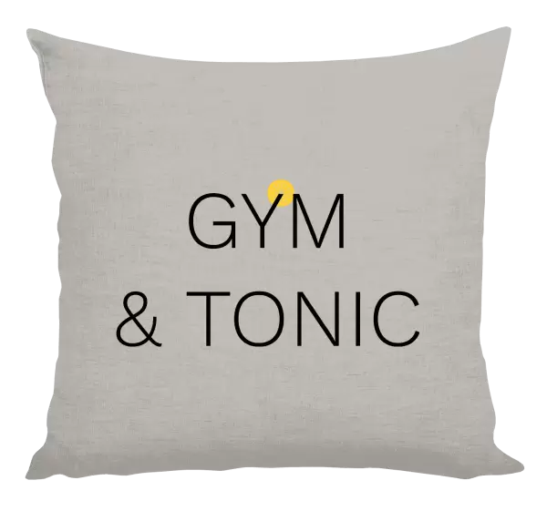 Polštář Gym & Tonic