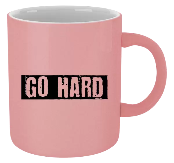 Metalický hrnek GO HARD
