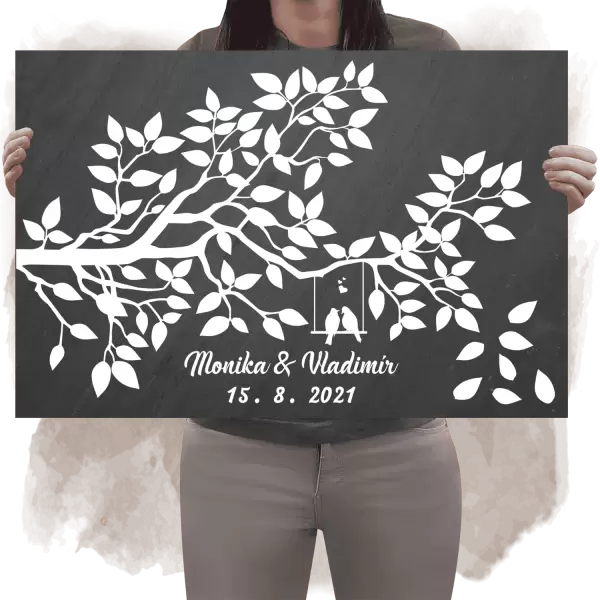 Kamenná cedule na podpisy KLARA