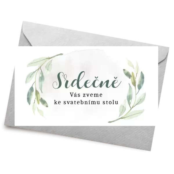 Papírová pozvánka ZITA