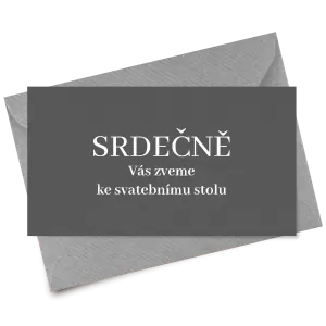 Papírová pozvánka SILVA