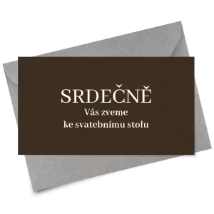 Papírová pozvánka SILVA