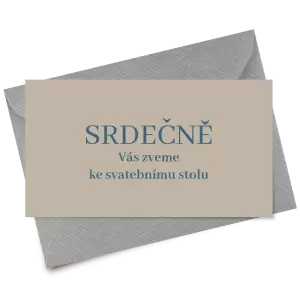 Papírová pozvánka SILVA
