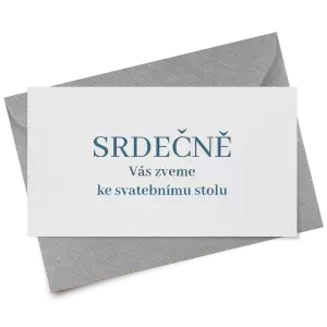 Papírová pozvánka SILVA