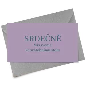 Papírová pozvánka SILVA