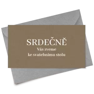 Papírová pozvánka SILVA