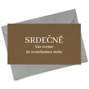 Papírová pozvánka SILVA