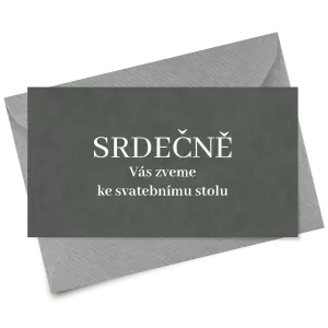 Papírová pozvánka SILVA