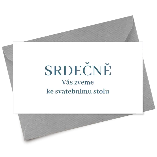 Papírová pozvánka SILVA