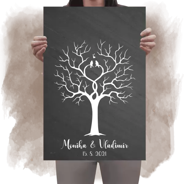 Kamenná cedule na podpisy LAURA