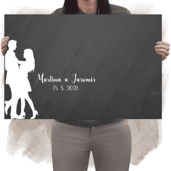 Kamenná cedule na podpisy MARTINA
