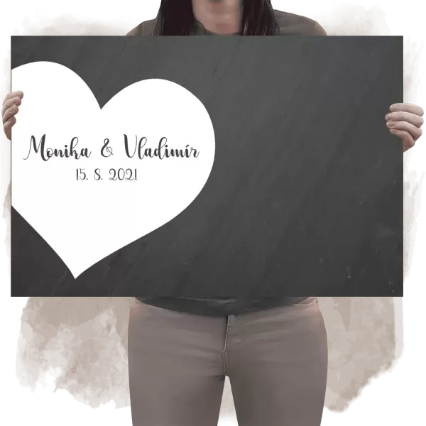 Kamenná cedule na podpisy NELA