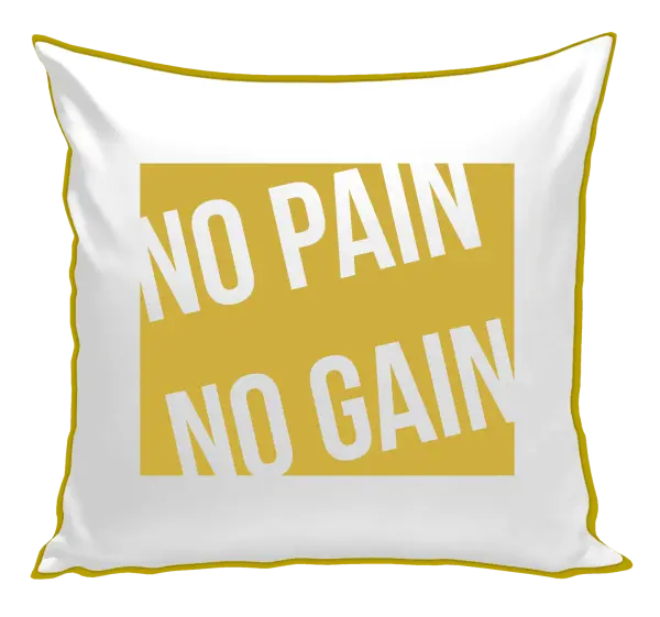 Polštář No pain no gain