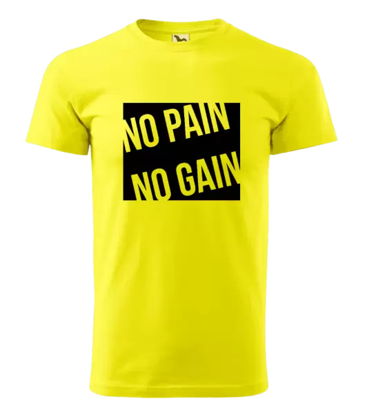 Pánské tričko No pain no gain