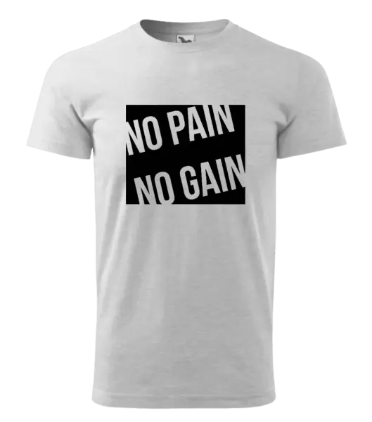 Pánské tričko No pain no gain