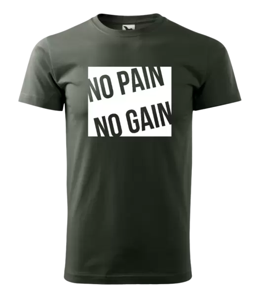 Pánské tričko No pain no gain