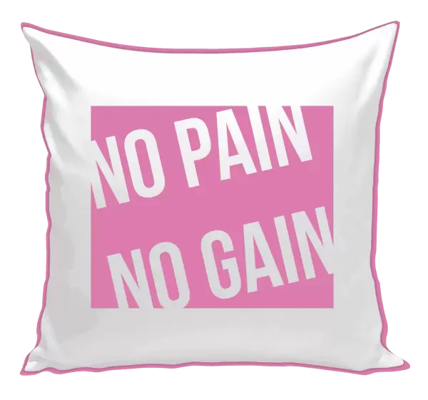 Polštář No pain no gain