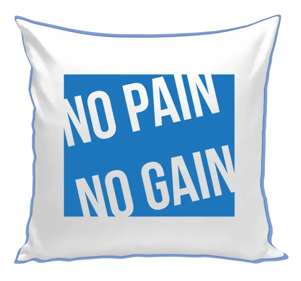 Polštář No pain no gain