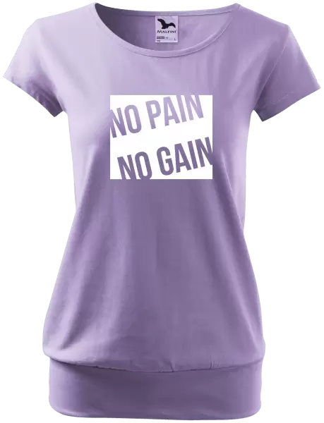 Dámské tričko No pain no gain
