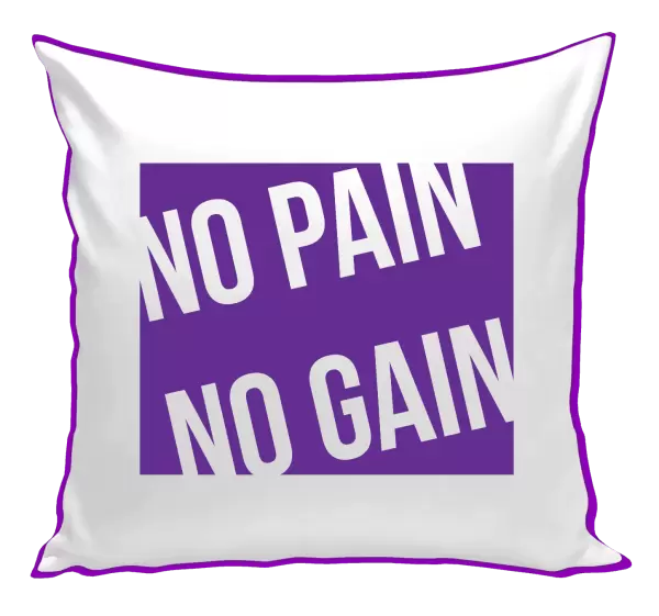 Polštář No pain no gain