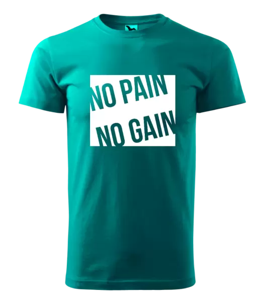 Pánské tričko No pain no gain