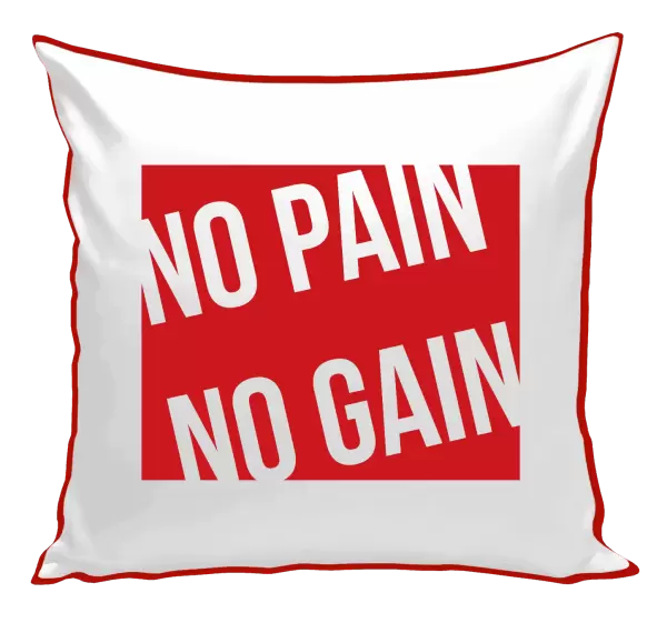 Polštář No pain no gain
