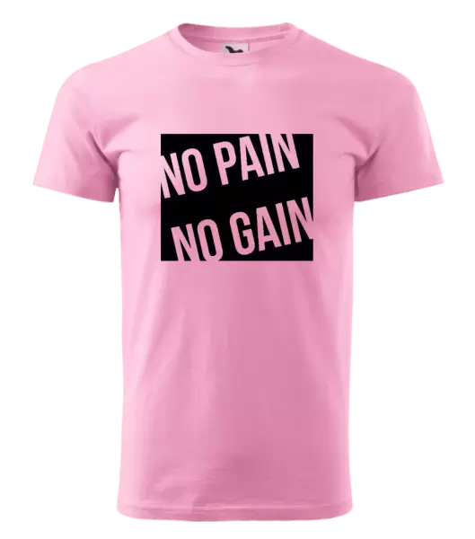 Pánské tričko No pain no gain