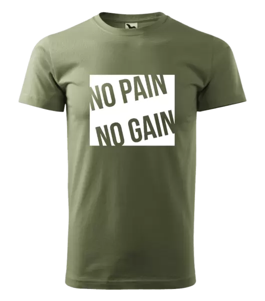 Pánské tričko No pain no gain