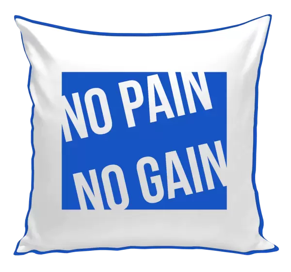 Polštář No pain no gain