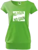 Dámské tričko No pain no gain