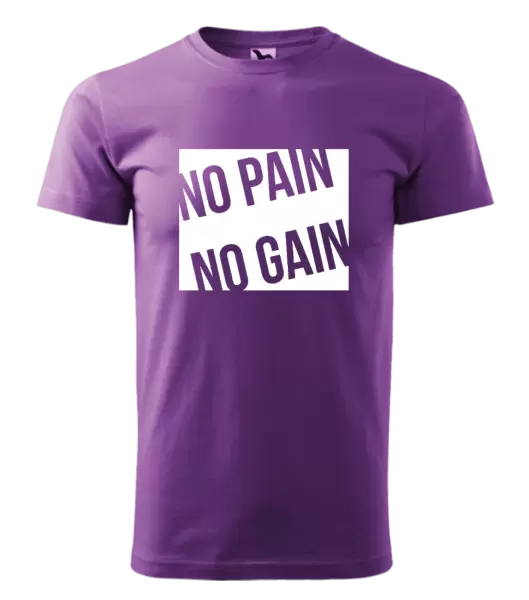 Pánské tričko No pain no gain