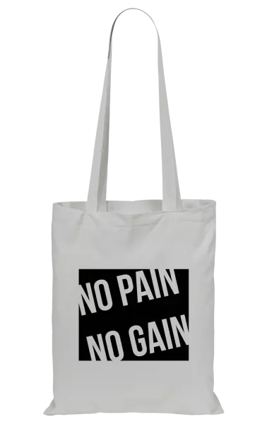 Látková taška No pain no gain