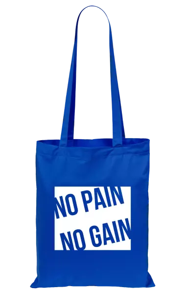 Látková taška No pain no gain