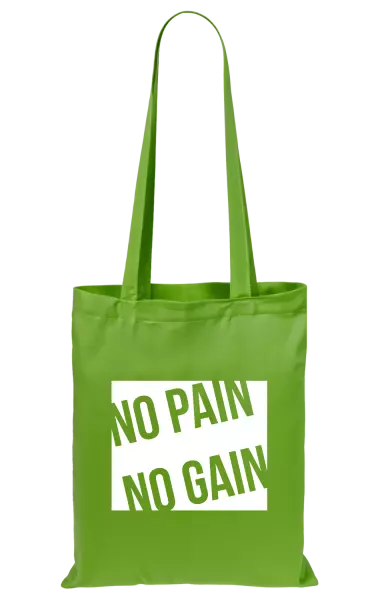 Látková taška No pain no gain