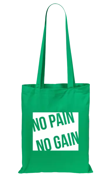 Látková taška No pain no gain