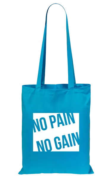 Látková taška No pain no gain