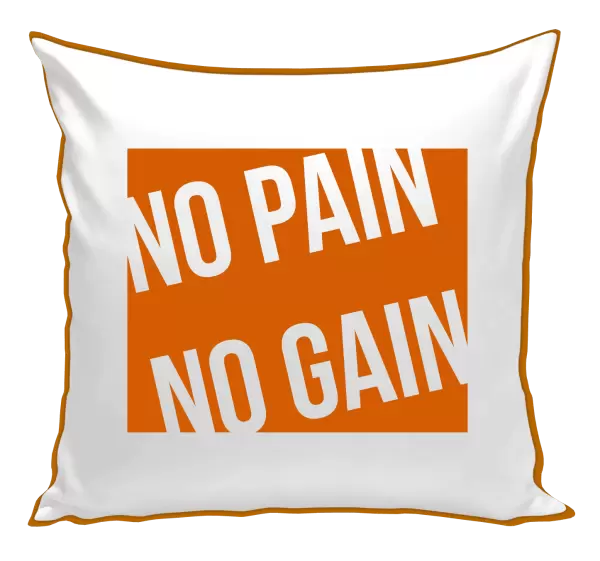 Polštář No pain no gain