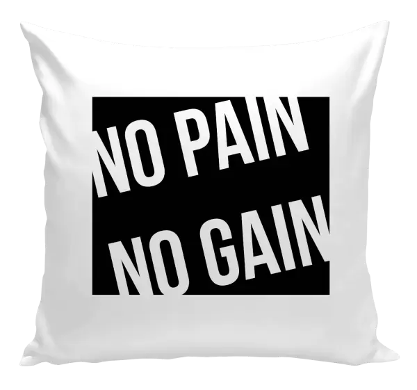Polštář No pain no gain