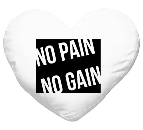 Polštář No pain no gain