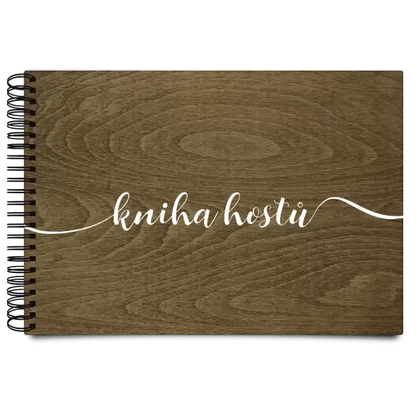 Dřevěné svatební album ANNA
