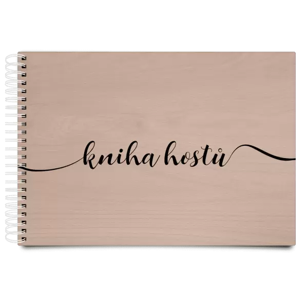 Dřevěné svatební album ANNA