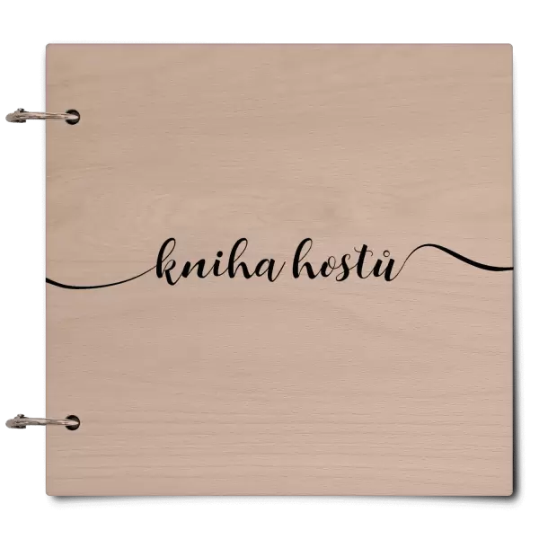 Dřevěné svatební album ANNA