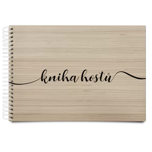 Dřevěné svatební album ANNA