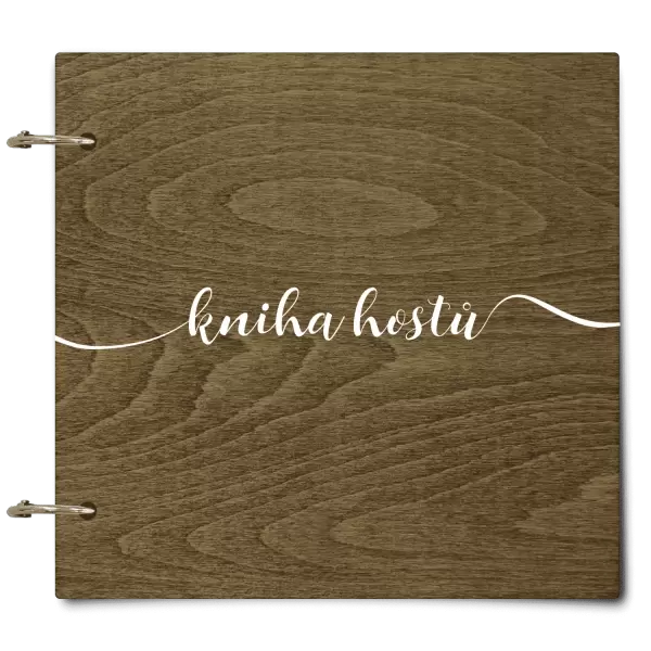 Dřevěné svatební album ANNA