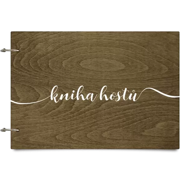 Dřevěné svatební album ANNA