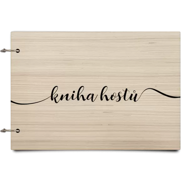 Dřevěné svatební album ANNA