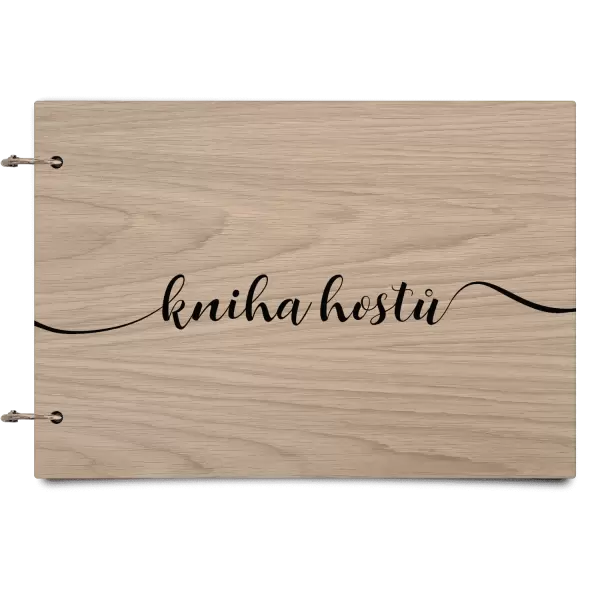 Dřevěné svatební album ANNA