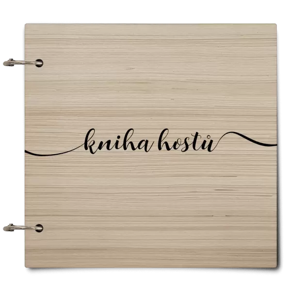 Dřevěné svatební album ANNA