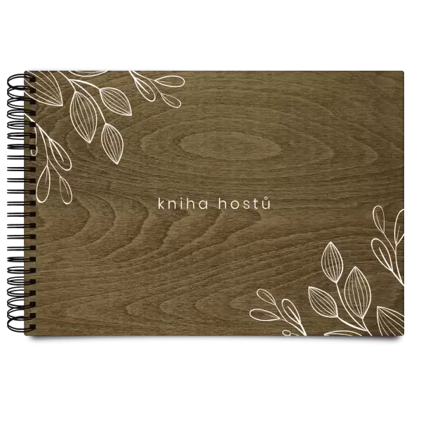 Dřevěné svatební album DARINA